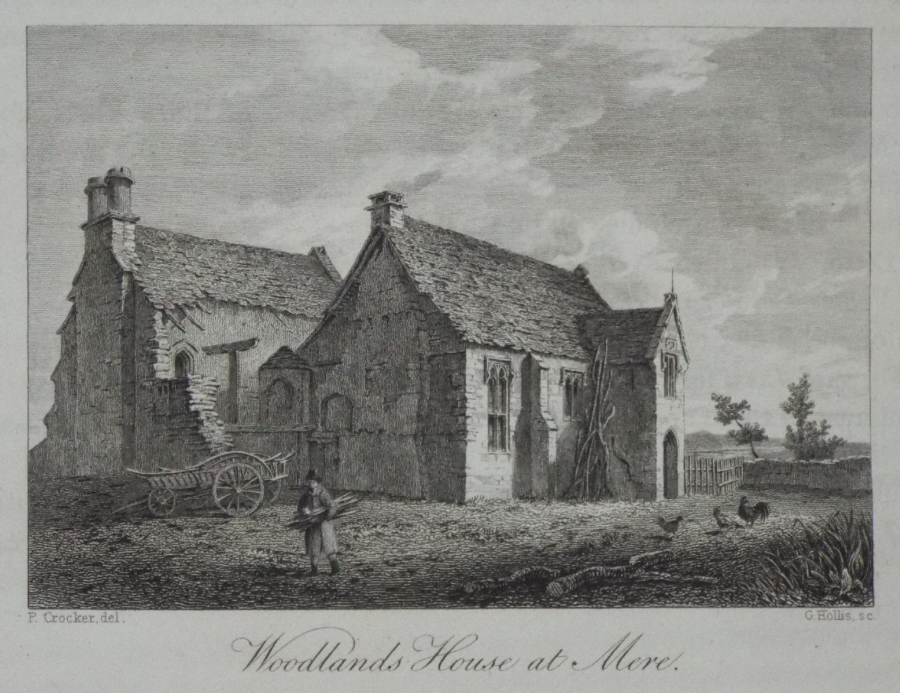 Print - Woodlands House at Mere - Hollis